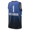 Maillot Homme All-Star 2023 Team 1 Zion Williamson 1 Nike Bleu Swingman